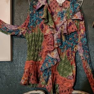 SLB boho top sz petite large